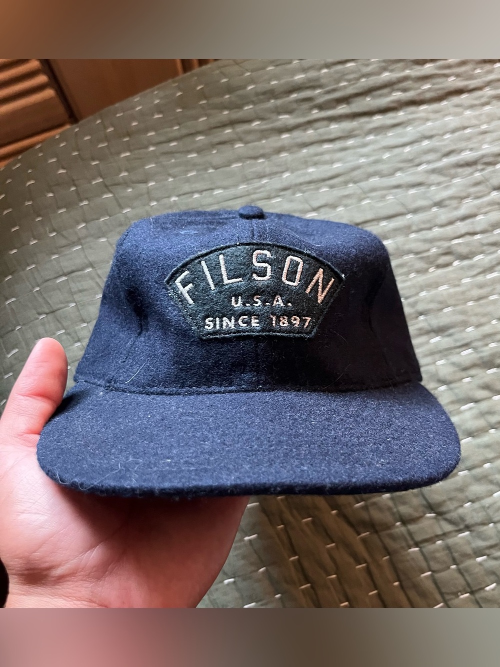 Filson x Ebbets Field Flannels Wool Cap (Made in USA 🇺🇸)